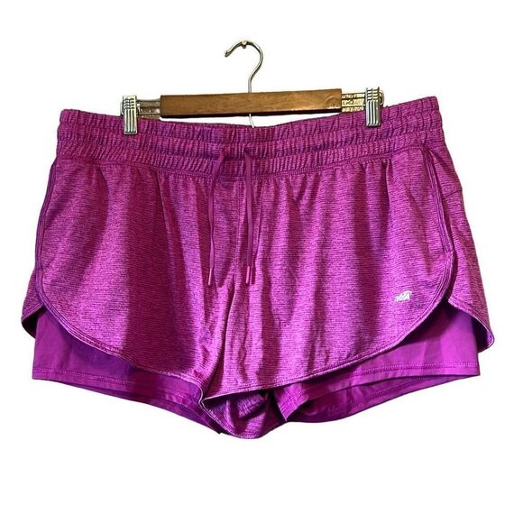AVIA Purple Athletic Running Shorts Womens XXL 2X Activewear‎ - Picture 1 of 4